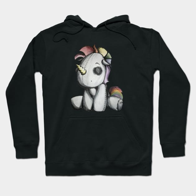 Dark Unicorn Hoodie by Teamtsunami6